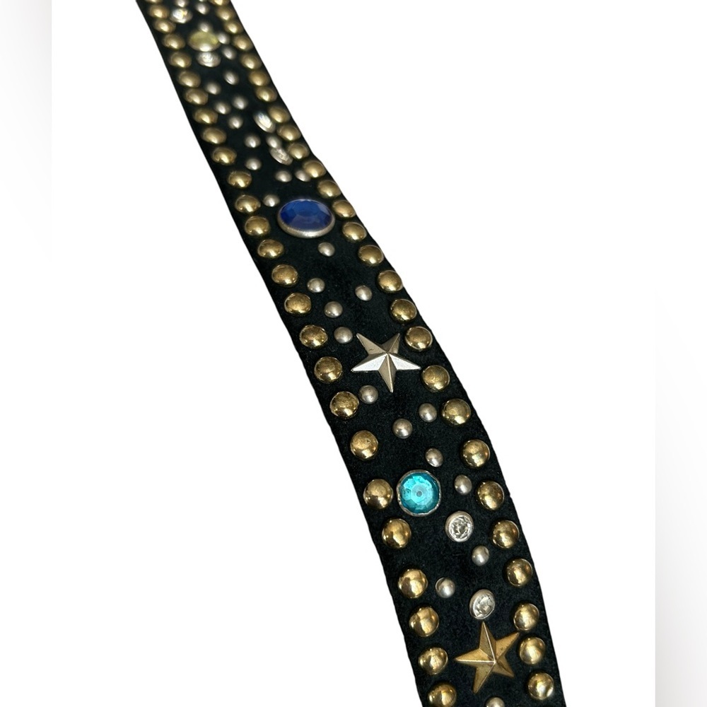 Free People Black Studded Suede Belt - Picture 5 of 10